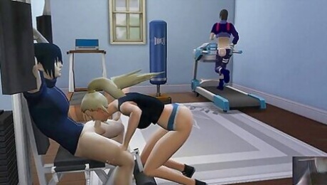 Sporty Blonde Ino Yamanaka Seduces Sasuke With Her Juicy Ass